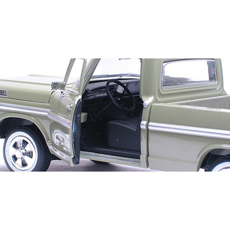 Motor Max 1969 Ford F-100 Pickup, Green - Motormax Premium American 79315 - 1/24 Scale Diecast Model Car by Motor Max - Image 4